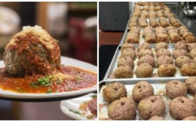 How to Start at Tradition: Make Really, Really Big Meatballs