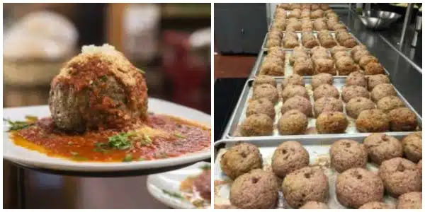 How to Start at Tradition: Make Really, Really Big Meatballs