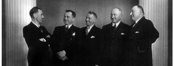 The Frigo brothers in suits